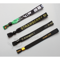 High Quality Recycled Embroidered Cloth Bracelets For Event