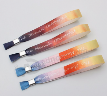 Wholesale Fans Music Concert Wrist bands with one-off buckle