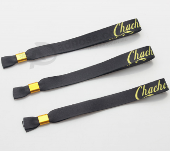 Bracelets faits sur commande de tissu de nouveauté aucun cadeau de partie de moq