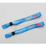 Make your own design custom polyester sublimation name blue wristband