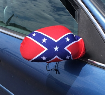 Tampa feita sob encomenda da bandeira do espelho retrovisor do carro da forma