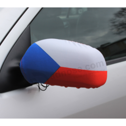 Hot sale sublimation printed car mirror flag for decoration