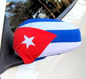 Novo design personalizado nacional carro espelho meia carro bandeira