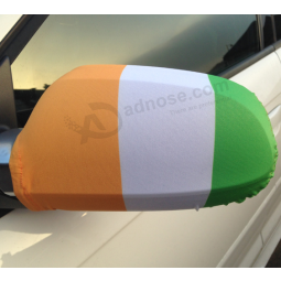 Specchietto auto bandiera italia spandex transfer printing car mirror sock