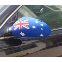 Polyester car side mirror sock auto side mirror flag