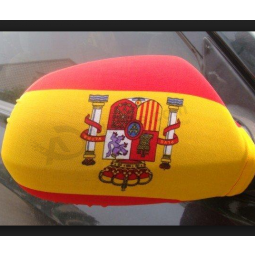 Logotipo personalizado sublimación que imprime la bandera del espejo del lado del coche