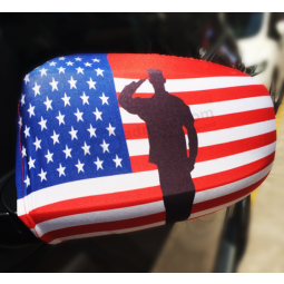 국가 자동차 플래그 사용자 지정 자동차 날개 거울 미국 국기