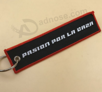 Keychain Type Embroidered Key Tag for Sale