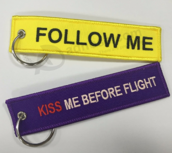 High Quality Custom Embroidery Key Chain For Sale