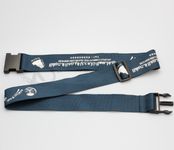 Promotion custom strong silk screen luggage belt strap