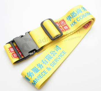 Custom polyester heat transfer luggage belt strap