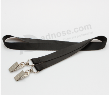 Factory bulk sale polyester cheap lanyard without printing