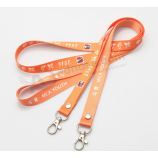 Wholesale cheap promotional polyester heat transfer lanyard