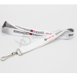 heat transfer polyester lanyard with safety clip