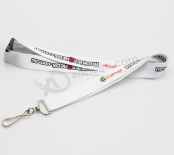 heat transfer polyester lanyard with safety clip