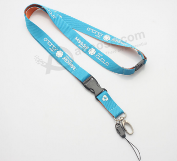 Free sample promotion polyester lanyards sublimation with hook