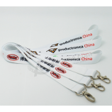 Personalized Printed double hook lanyard with logo printed