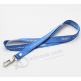 Factory custom sublimation soft lanyard with metal hook