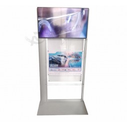 Ground standing ads lcd tv advertising display stand for exhibition
