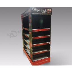 3 sides full pallet advertising cardboard display stand for tomato jars