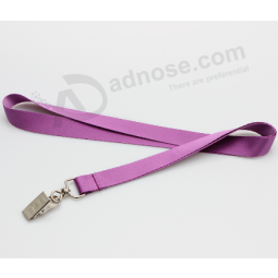 Factory custom no printing lanyard for promotional