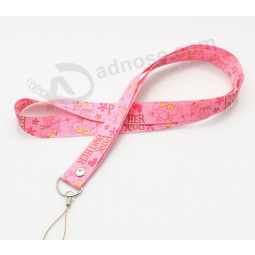 Colorful logo custom printed polyester lanyard for promotional