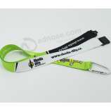 High quality polyester carabiner strap with custom logo