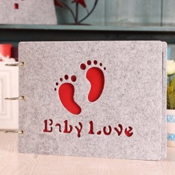 2019 DIY felt eco-friendly recycled paper photo album with your logo