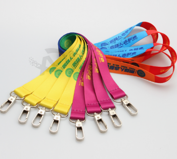 OEM high quality polyester keychain lanyard factory