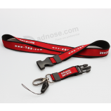 New design custom polyester rush lanyard wholesale