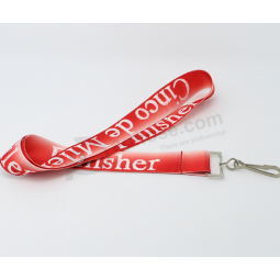OEM good quality polyester bungee lanyard for promotiion