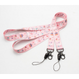 Fashion high quality custom polyester lanyard with hook