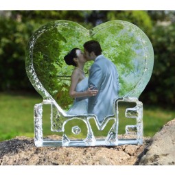 K9 кристалл любовь прополка фотоальбом подарки для свадьбы ребенка годовщина пользовательских picutre рамки для домашнего украшения