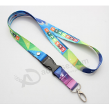 Personalized popular promotional nice polyester lanyard badge