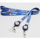 Custom polyester retractable lanyard with your logo