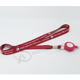 Fashion custom polyester badge lanyard for ID card holder