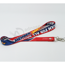 High quality polyester material custom sport lanyards