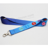 Factory custom event polyester lanyard strap with printed logo