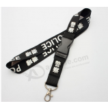 Custom smooth free design polyester police lanyard