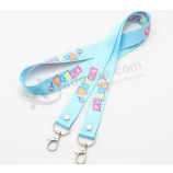 Custom printing polyester cartoon lanyard for children