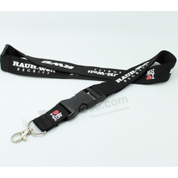Wholesale custom printed polyester lanyard with usb buckle