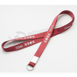 Silk screen printed airline ticket holder lanyard