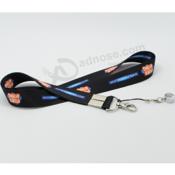 Popular polyester electronic cigarettes lanyard for promotion