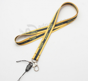 뜨거운 판매 폴리 에스터 인쇄 끈 휘파람 lanyards