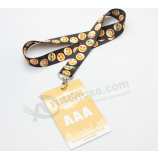 Custom printing lanyard with card holder for exhibition