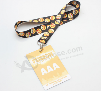 Custom printing lanyard with card holder for exhibition