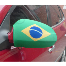 Coupe du monde voiture aiLe miroir BrésiL drapeau couverture de miroir de voiture
