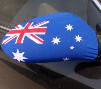 Polyester Car Wing Mirror Australia Flag Cover Design