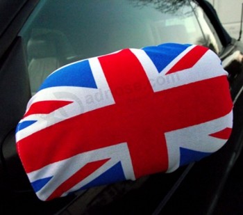 安い卸売英国の車のミラーの旗の表紙が印刷され
