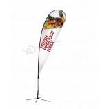 Economic and Reliable Factory Directly Supply Swooper Feather Flag with high quality and any size